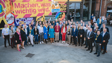 Delegierte der FDP Bayern am diesjährigen Bundesparteitag im STATION Berlin.